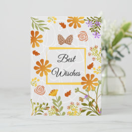 Bästa önskningar Wisches  Kort