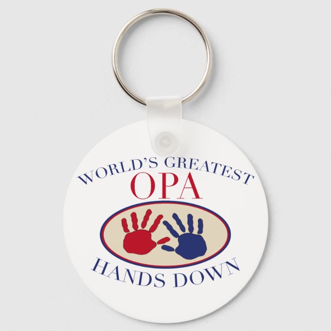 Bästa Opa för allt Nyckelring (Framsida)