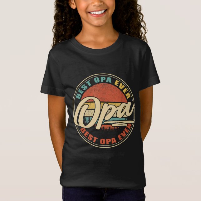 Bästa Opa-gåvor - aldrig funny morfar-gåvor Pappa- T Shirt (Framsida)