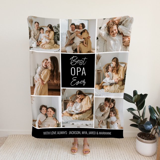 Bästa OPA någonsin-Anpassningsbar Fleece Blanket (Skapare uppladdad)