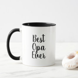 Bästa Opa någonsin Calligraphy Mugg Enkel modern
