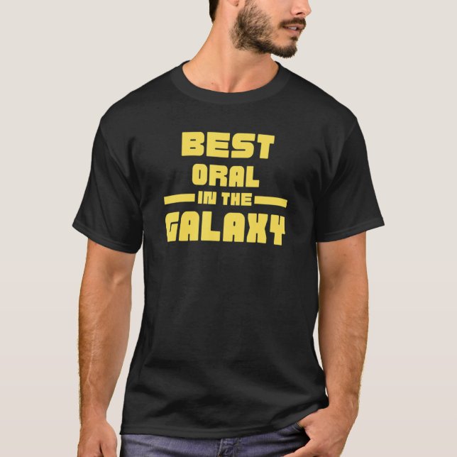 Bästa oralen i Galaxy T Shirt (Framsida)