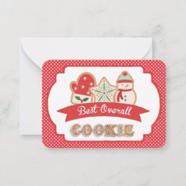 Bästa övergripande kottakort för utmärkelse anteckningskort