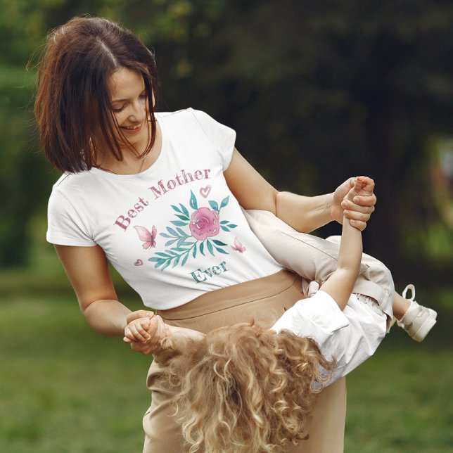 Bästa överordnade söta blommigtar för vattenfärg t shirt (Skapare uppladdad)