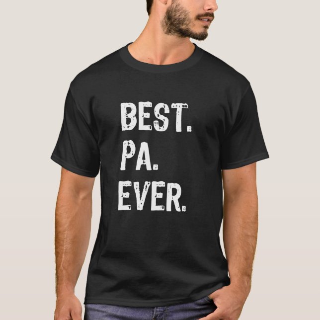 Bästa Pa någonsin funny Coola T Shirt (Framsida)