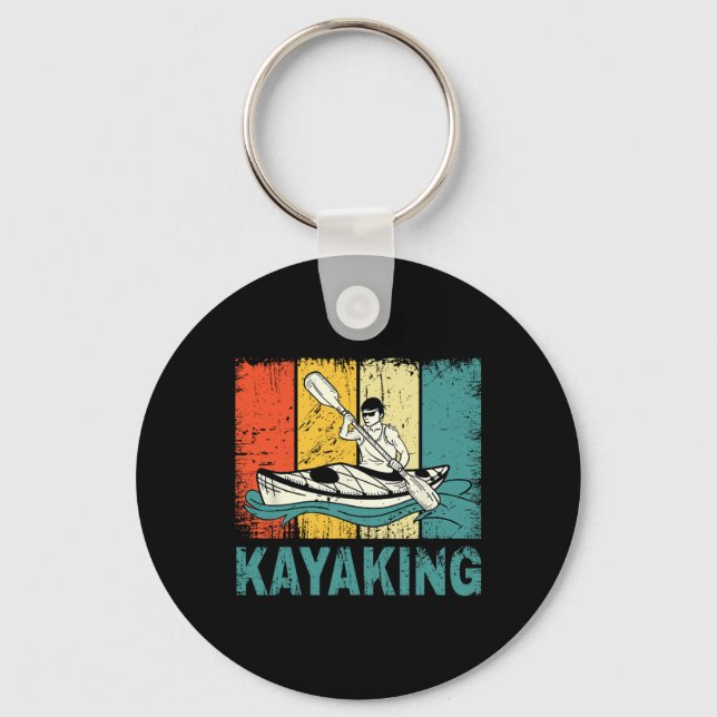 Bästa paddlingskonst för män och kvinnor paddling  nyckelring (Framsida)