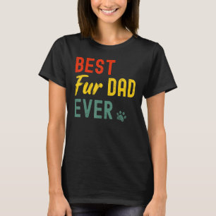 Bästa päls pappa någonsin för män katt pappa eller t shirt