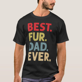Bästa päls pappa någonsin för män Kattpappa eller  T Shirt