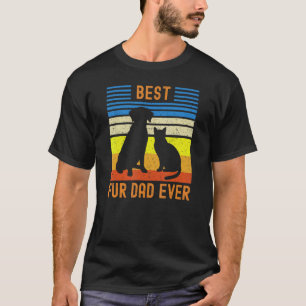 Bästa päls pappa någonsin gul choklad Lab hund och T Shirt