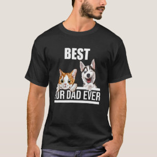 Bästa päls pappa någonsin Husdjur Pappa Bästa hu T Shirt