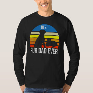 Bästa Päls-Pappa någonsin, Retro-Hund och kattägar T Shirt
