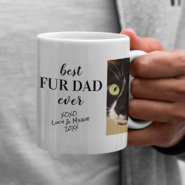Bästa Pälspappan Någonsin Foto Kaffemugg
