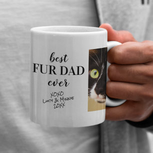 Bästa Pälspappan Någonsin Foto Kaffemugg