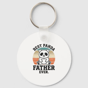 Bästa Panda Pappa Någonsin Vintage Panda Tröja Des Nyckelring
