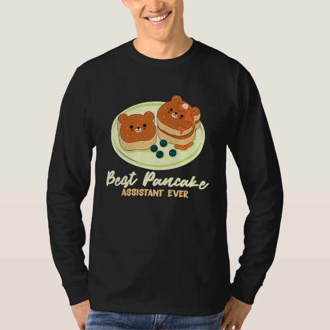 Bästa pannkaksassistent någonsin Frukostpannkaka   T Shirt (Framsida)