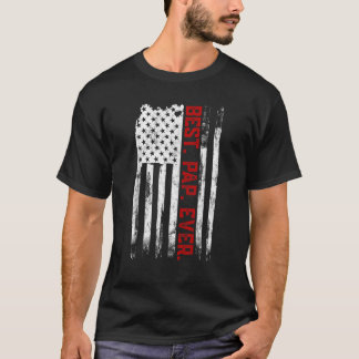 Bästa Pap-gåva till amerikanska Far-dagen i USA fl T Shirt