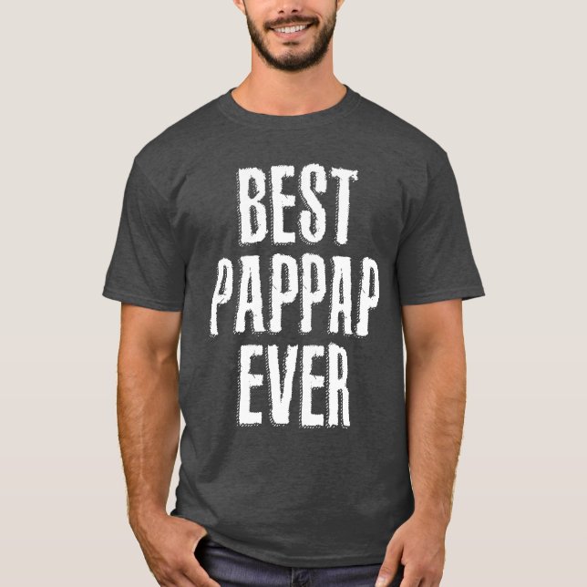 Bästa Pap-Pap-presentationen för aldrig-funna cita T Shirt (Framsida)