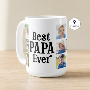 Bästa Papa Någonsin 9 Bilder Kaffemugg