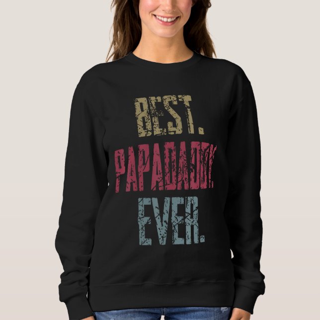 Bästa Papapappa Någonsin T Shirt (Framsida)
