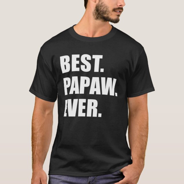Bästa papaw Aldrig Södra farfar T Shirt (Framsida)