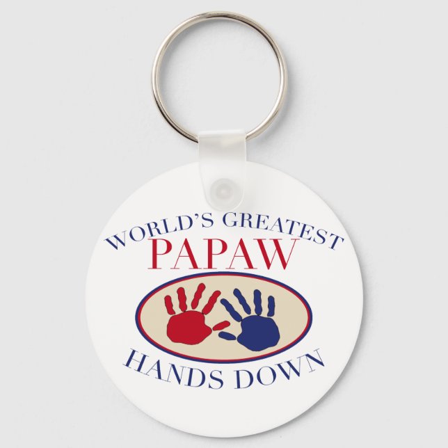 Bästa Papaw för allt Nyckelring (Framsida)
