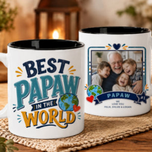 Bästa Papaw i Världen Foto Mugg