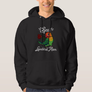 Bästa papegojamma jag Fischers Lovebird Hoodie