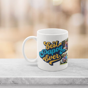 Bästa papou någonsin Grandpa Photo Kaffemugg