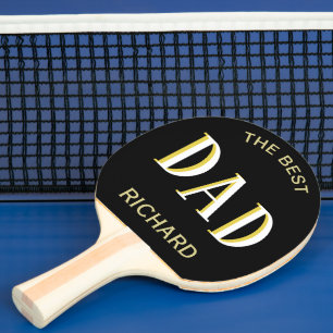 Bästa Pappa 2-Färg första Namn Pingisracket