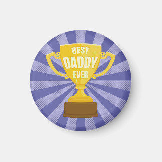 Bästa pappa Aldrig Retro Fars dag Coola Trophy Kop Magnet