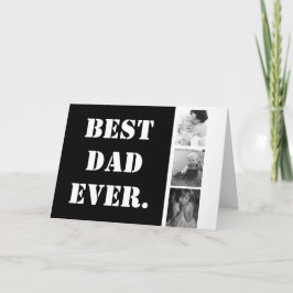 BÄSTA PAPPA ALLA Family Photo Collage Fars dag Kort