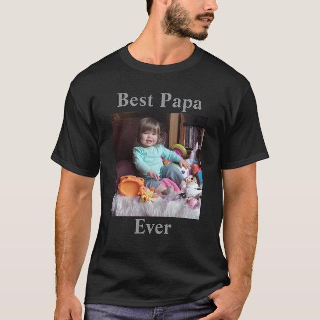 Bästa Pappa Allfar Farfar Farfar T Shirt (Framsida)