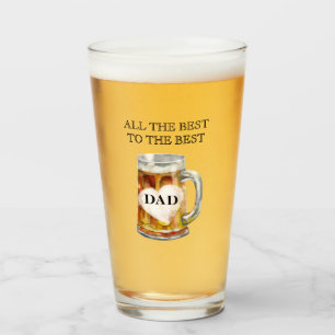 Bästa Pappa - allt bästa meddelandepunkts öl Glaskopp