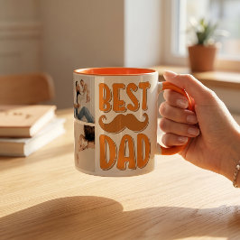 Bästa pappa anpassad bild fadersdagspresent För pa Mugg