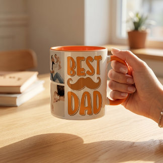 Bästa pappa anpassad bild fadersdagspresent För pa Mugg