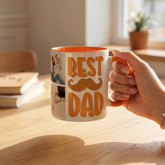 Bästa pappa anpassad bild fadersdagspresent För pa Mugg (Skapare uppladdad)