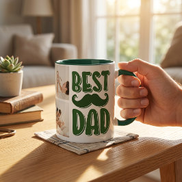 Bästa pappa anpassad bild fadersdagspresent till p mugg