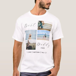 Bästa pappa Anpassningsbar Photo Shirt T