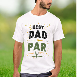 Bästa Pappa Av Pappa Fadersdagspresent För Golfare T Shirt