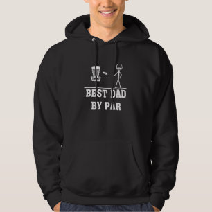 Bästa Pappa Av Par Discgolf Frisbee Discar Driver Hoodie