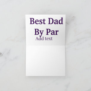 Bästa pappa av par grå svart fars dag namn enkelt tack kort