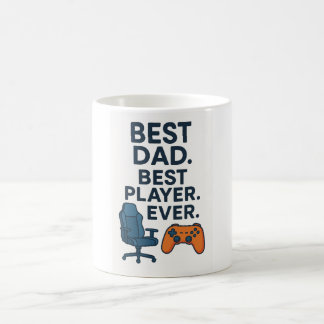 Bästa Pappa. Bästa spelare. Aldrig. - Gamer Pappa Kaffemugg