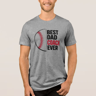 Bästa pappa, bästa tränare någonsin fars dag t shirt