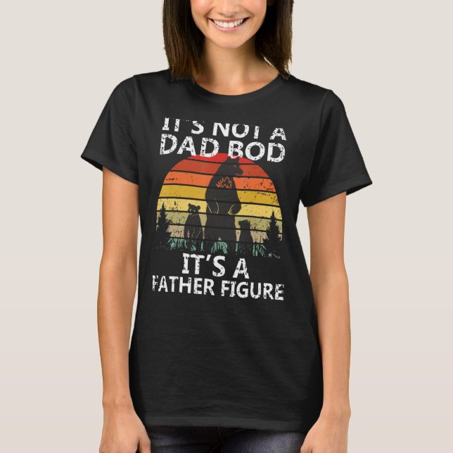 Bästa Pappa Bod Far För manar Grandpa Male Parent  T Shirt (Framsida)