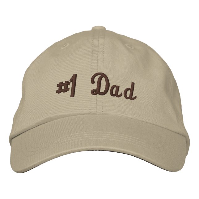 Bästa Pappa Broderad Keps (Framsida)