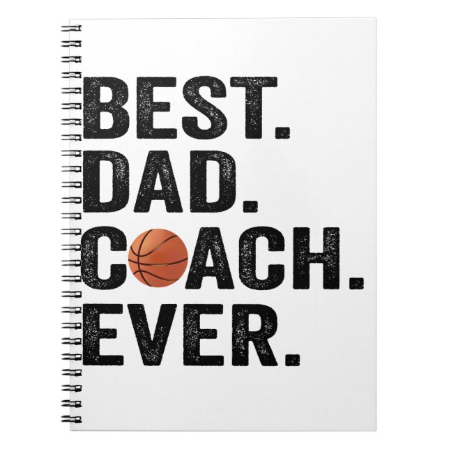 Bästa Pappa-coach någonsin Far-sportgåva Anteckningsbok (Framsidan)