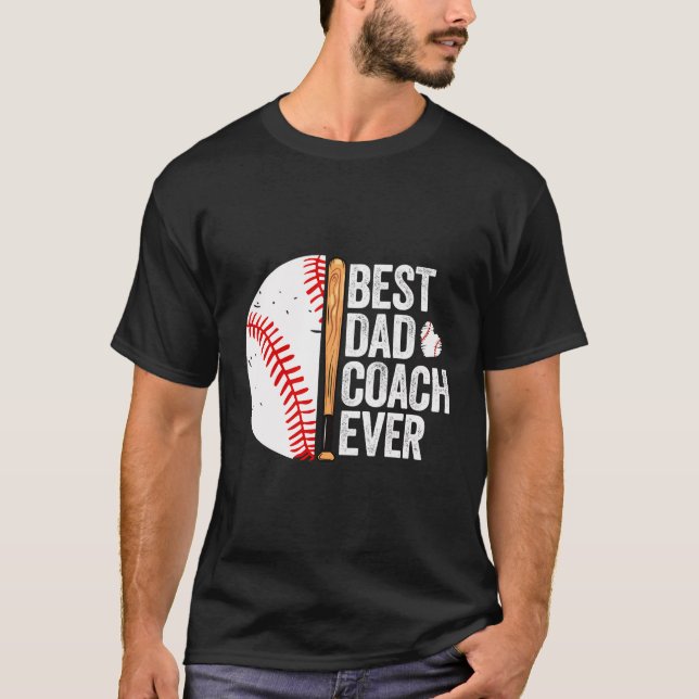 Bästa Pappa-coach någonsin T Shirt (Framsida)
