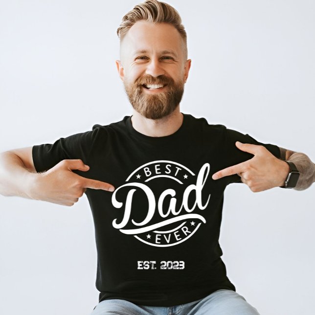 Bästa Pappa-dagen Far-dagen, Anpassningsbar-gåva f T Shirt (Skapare uppladdad)