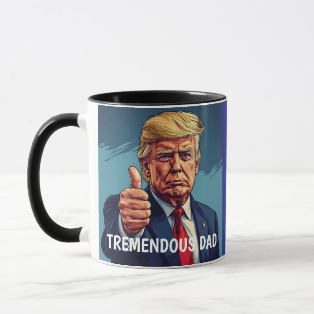 BÄSTA PAPPA DONALD TRUMP KAFFEKOPP (Vänster)