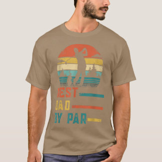 Bästa Pappa efter Fars dag Gift-pappa Golf Älskare T Shirt